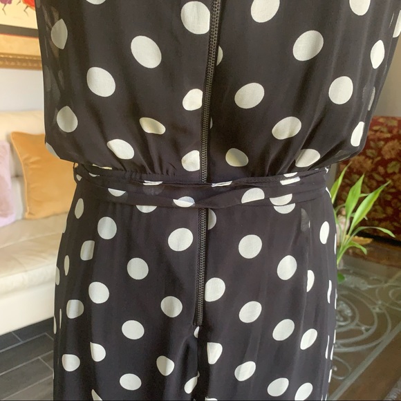 DRESS BARN POLKA DOT JUMPSUIT SIZE 10 - Picture 5 of 9